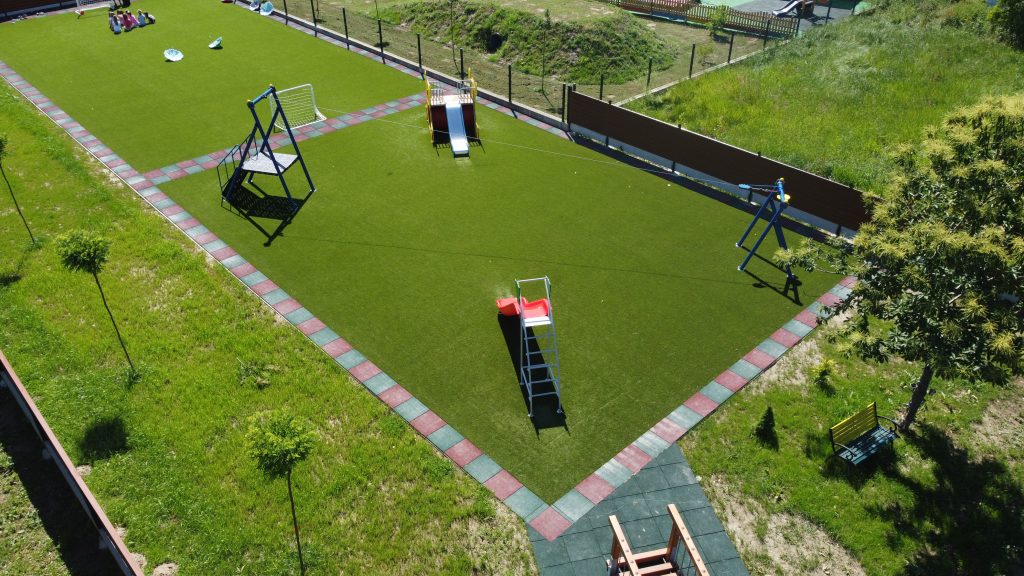 artificial grass antistress surface playground